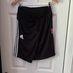 Rutgers Adidas Black Men's Shorts